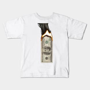 money burns USA Kids T-Shirt